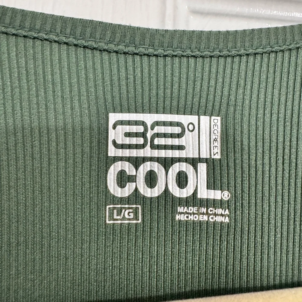 32 Degrees Green Sleeveless Halter Midi Dress - Picture 3 of 3